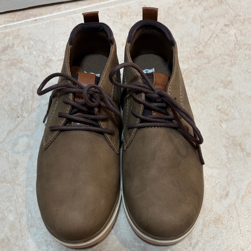 Stylish Brown Kids Dress Shoes